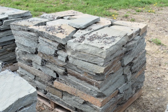 Pallet of Snapped Bluestone Wall Stone