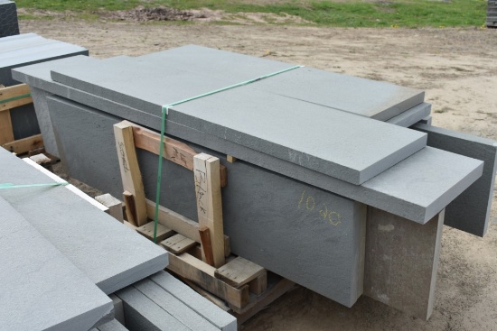 Pallet of 18" Mixed Thermal Bluestone Treads