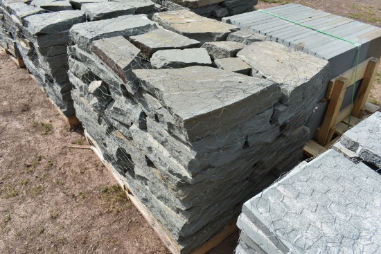 Pallet of Snapped Bluestone Wall Stone