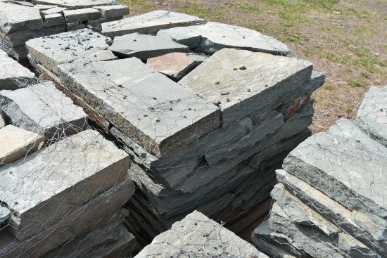 Pallet of Snapped Bluestone Wall Stone