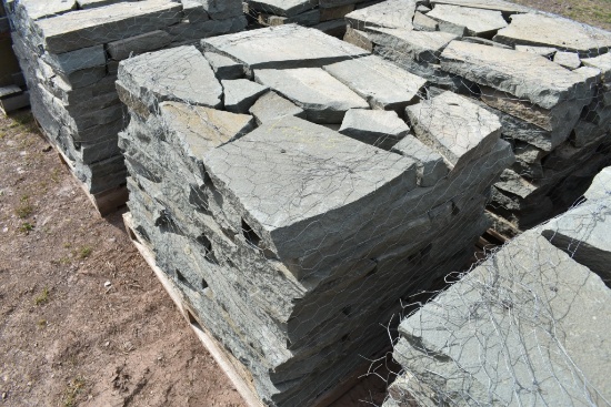 Pallet of Snapped Bluestone Wall Stone