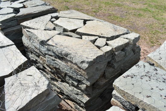 Pallet of Snapped Bluestone Wall Stone