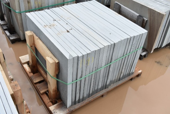 Pallet of 24" x 36" x 1.5" Thermal Bluestone Pieces