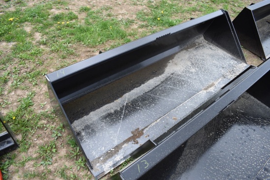 Swict Quick Attach 84" Skid Steer Bucket