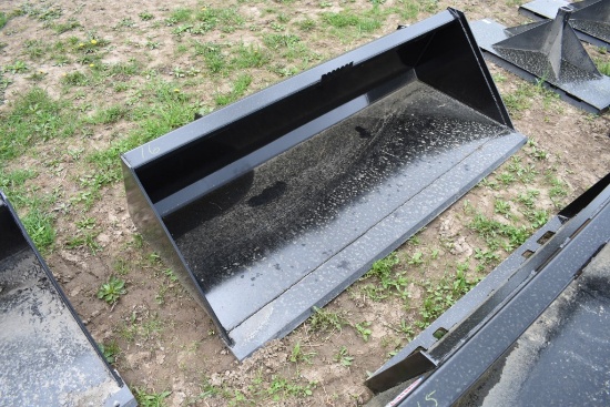Swict Quick Attach 72" Skid Steer Bucket