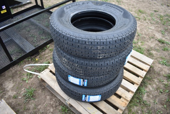 4 Montreal ST235/80R16 Trailer Tires