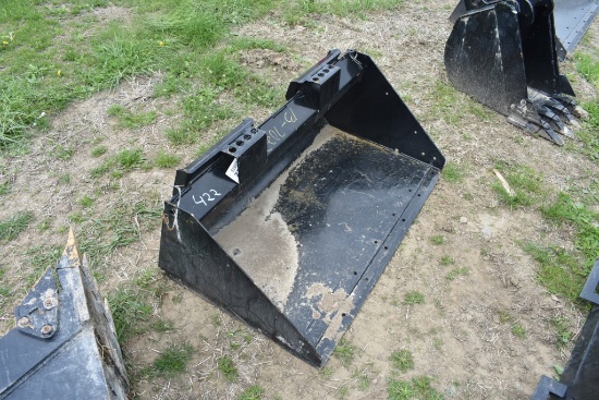 Quick Attach 44" Skid Steer Bucket