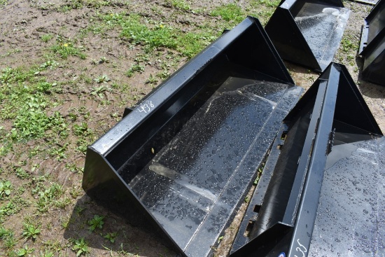 Swict Quick Attach 72" Skid Steer Bucket