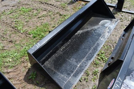 Swict Quick Attach 84" Skid Steer Bucket
