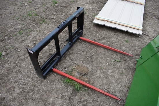 Kivel Quick Attach Double Prong Bale Spear