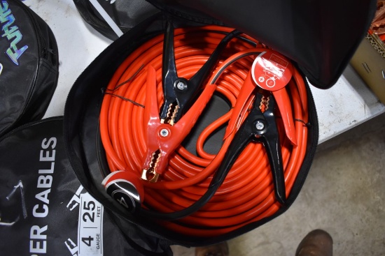 Pair of New Jumper Cables in Carry Bag