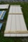 25 Pieces of 10' Tan corrugated Metal Paneling