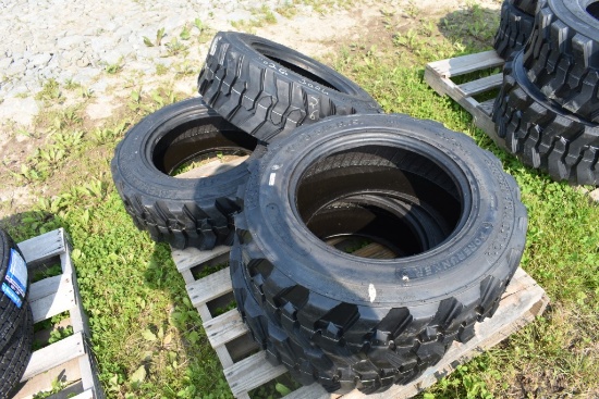 4 Forerunner 10-16.5 Skid Steer Tires