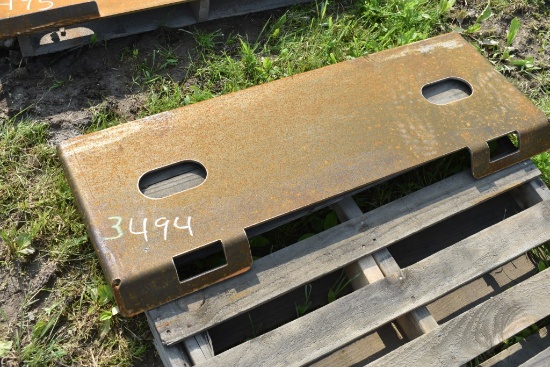 Quick attach plates