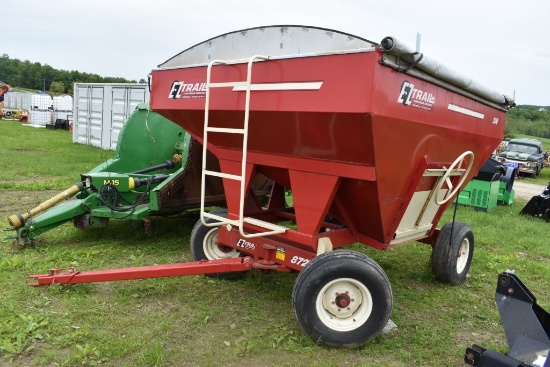 E-Z Trail 872W Gravity Wagon On Single Axle Running Gear