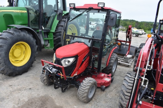 Mahindra eMax 25 Mower Tractor with Loader and Snow Blade