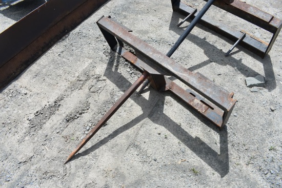 Quick Attach single Prong Bale Spear