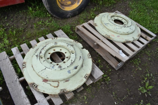 2 Oliver 8 Lug wheel Weights