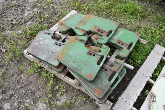 10 John Deere 47KG Suitcase Weights