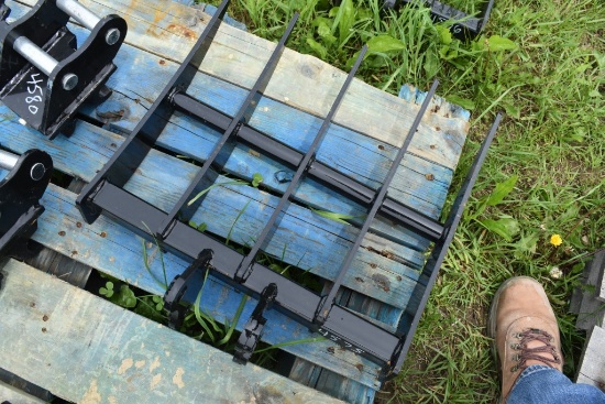 Future 19" Mini Excavator Debris Rake