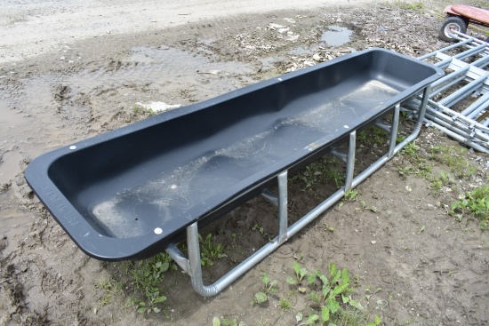 Poly Plastic 10' Bunk Feeder