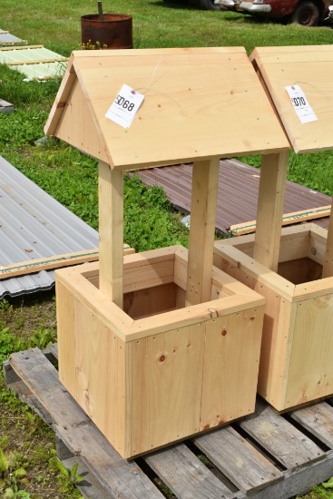 Wooden wishing Well