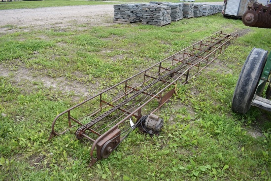 24' Skeleton Hay Elevator with Electric Motor