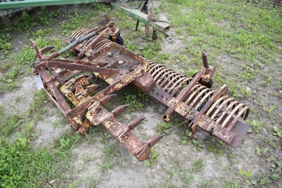3 Point 96" Rock Rake with Ripper
