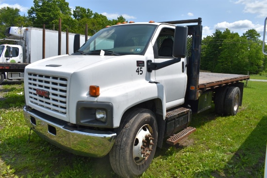 2005 GMC C7500 Dump Truck With Flat Bed