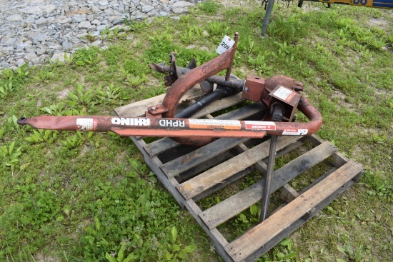 Rhino RPHD 3 Point Post Hole Digger with 10" bit