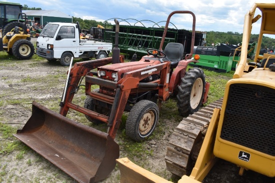Yanmar Diesel YM220D Loader Tractor With Rototiller