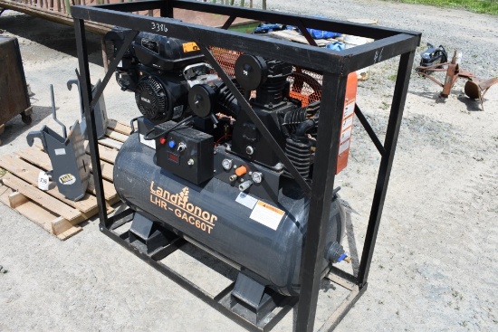 New Land Honor Horizontal Air Compressor with Kohler 14 HP Gas Engine