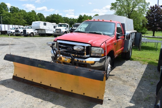2002 Ford F-350 XL Super Duty Service Plow Truck