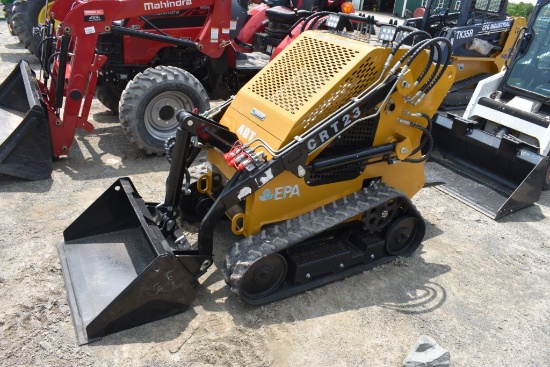AGT CRT23 Mini Ride Behind Skid Steer With Tracks