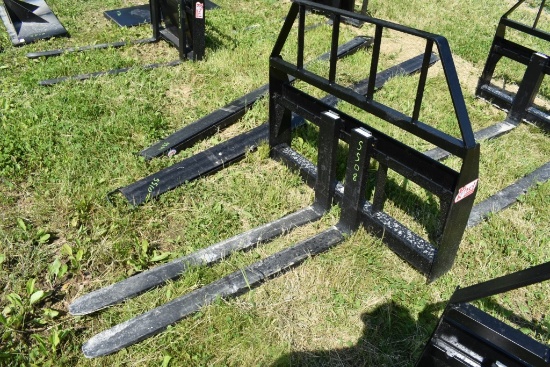 Set of Kivel 3500lb Capacity Quick Attach Pallet Forks