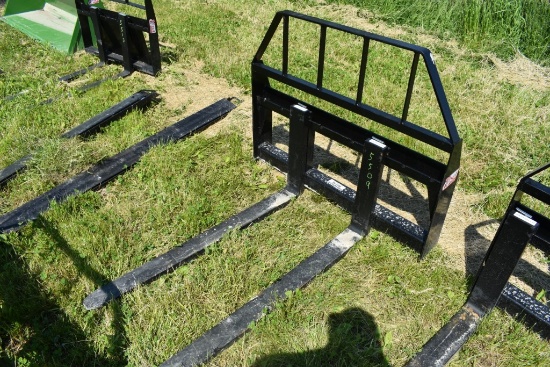 Set of Kivel 3500lb Capacity Quick Attach Pallet Forks