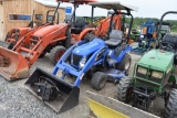 New Holland TZ24DA Loader Mower Tractor with Power Angle Blade