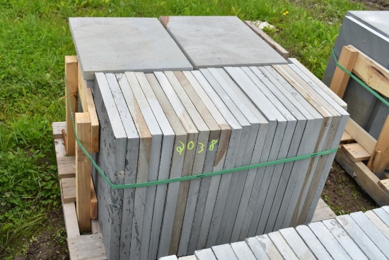 Pallet of 18" x 24" x 1.5" Thermal Bluestone Pieces