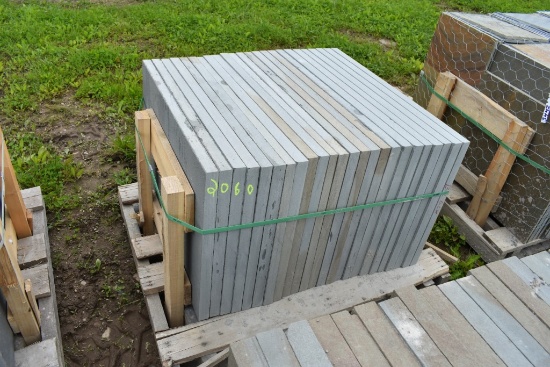 Pallet of 24" x 36" x 1.5" Thermal Bluestone Pieces