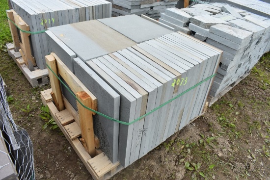 Pallet of 18" x 24" x 1.5" Thermal Bluestone Pieces