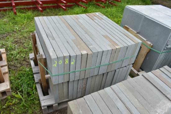Pallet of 24" x 36" x 2" Thermal Bluestone Pieces