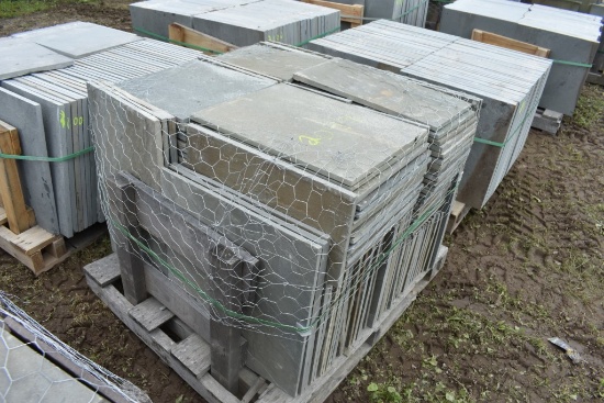 Pallet of 1/2" Thick Mixed Natural Bluestone Pieces