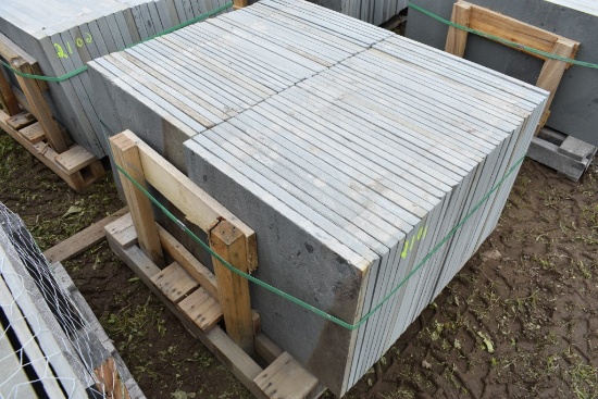 Pallet of 24" x 24" x 1" Thermal Bluestone Pieces