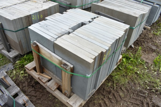 Pallet of 18" x 24" x 2" Thermal Bluestone Pieces
