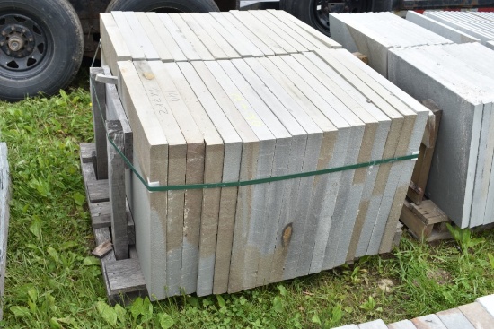 Pallet of 24" x 24" x 2" Thermal Bluestone Pieces