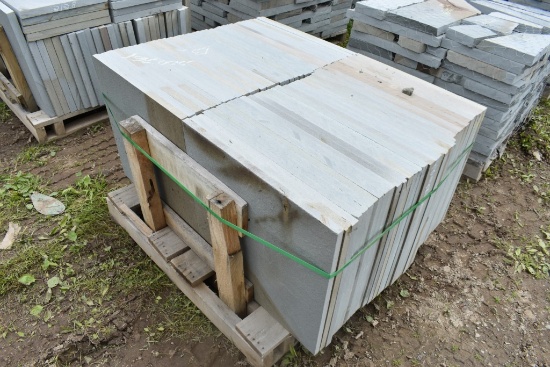 Pallet of 24" x 24" x 1" Thermal Bluestone Pieces