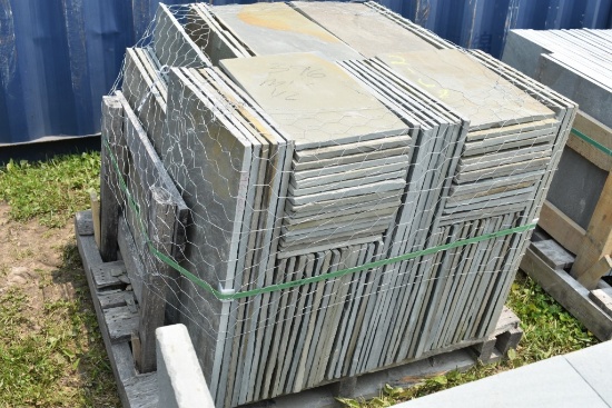 Pallet of 1/2" Thick Mixed Natural Bluestone Pieces
