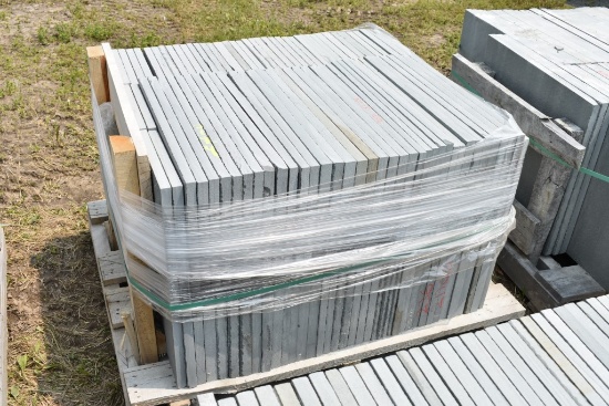 Pallet of 12" x 24" x 1" Thermal Bluestone Pieces