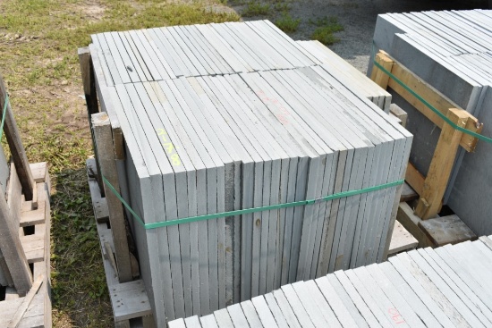Pallet of 24" x 24" x 1" Thermal Bluestone Pieces