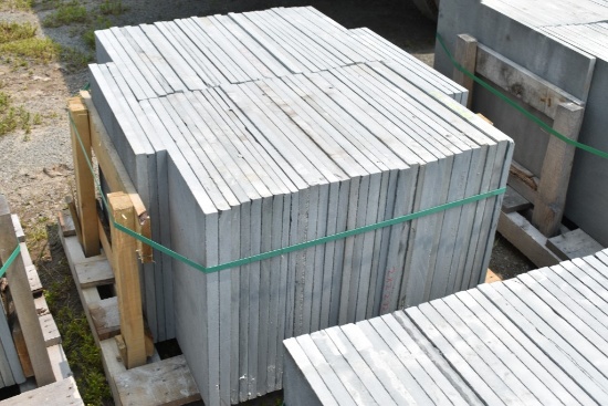 Pallet of 24" x 24" x 1" Thermal Bluestone Pieces